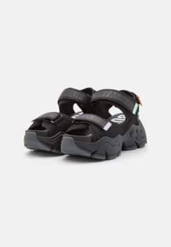 Buffalo Vegan Binary - Sandalias Con Plataforma - Black -Buffalo 7fb6b00608b44e0c954b6da82c632145