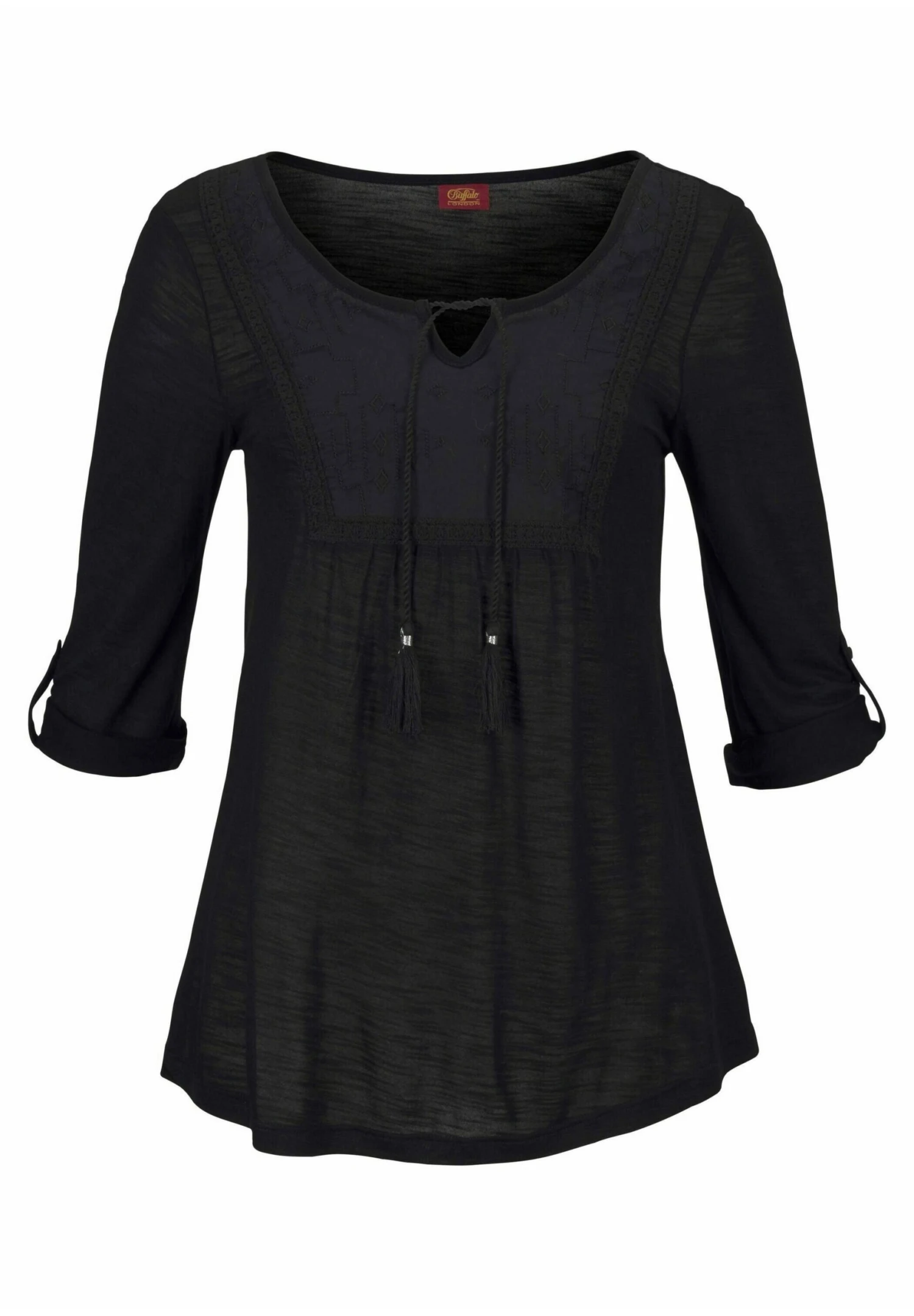 Buffalo Camiseta De Manga Larga - Schwarz 1 Buffalo Camiseta De Manga Larga - Schwarz