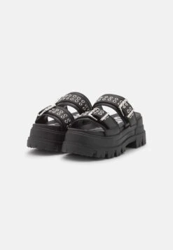 Buffalo Aspha Loop - Sandalias - Black -Buffalo 84970d98c6c04bf5b81cc39d7ea5352d