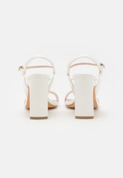 Buffalo Vegan Jean Neat - Sandalias De Tacón - White -Buffalo 8abb0f5b943f45fdabe56c9b833b3e39