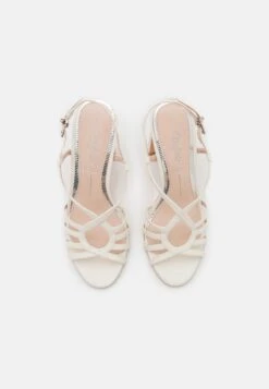 Buffalo Vegan Jean Vamp - Sandalias De Tacón - White -Buffalo 8af4d9fc2ac644519b3683a4cce96949