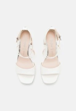 Buffalo Vegan Cherry Neat - Sandalias De Tacón - White -Buffalo 8b7193adbdb2428b86b12023d51ac4be