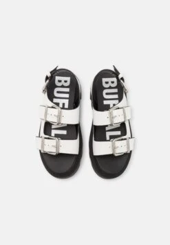Buffalo Flora On - Sandalias Con Plataforma - White -Buffalo 8ba643a2e2824469b80a758fd9d08f01