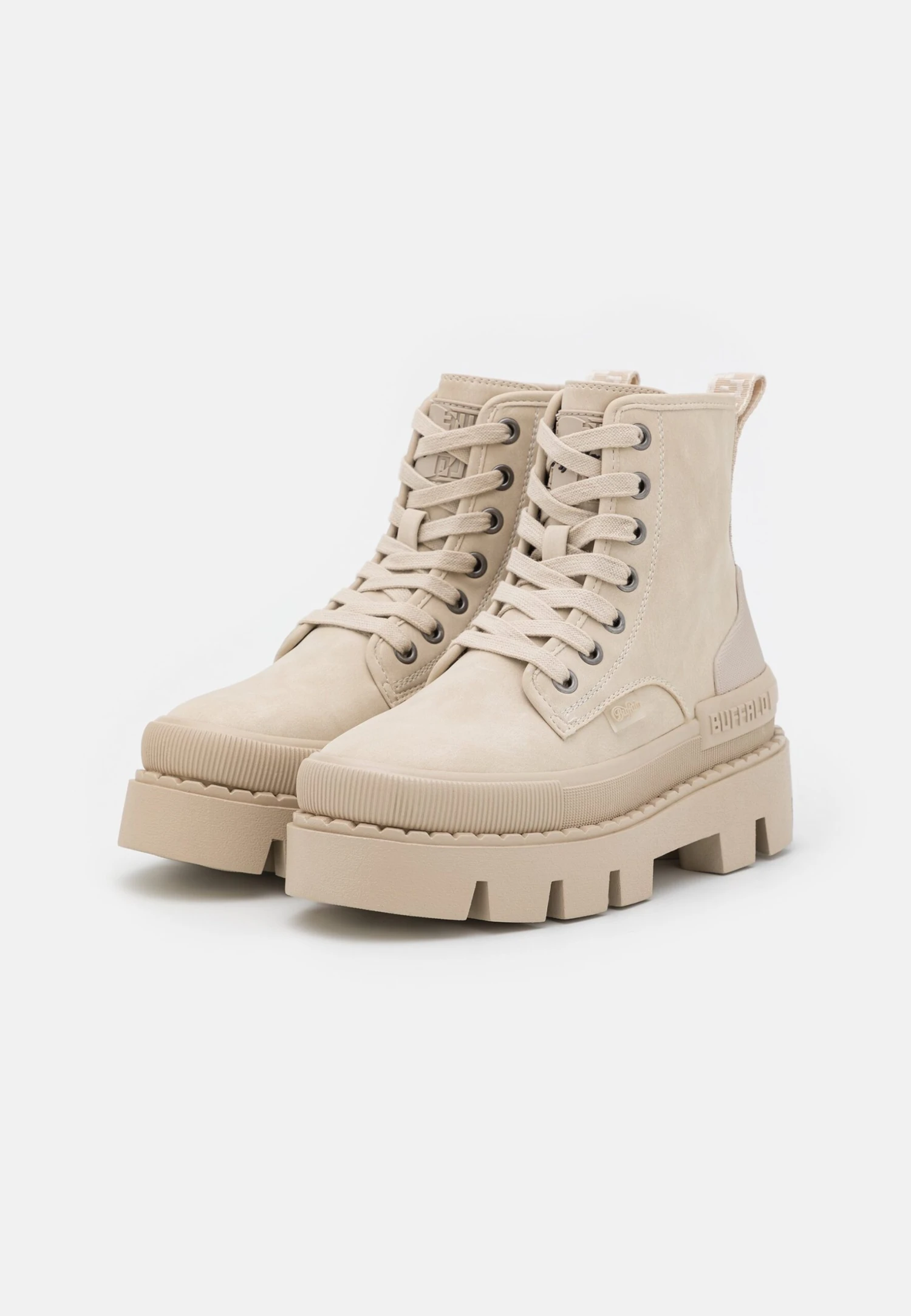 Buffalo Raven Laceup Hi - Botines Con Plataforma - Cream 3 Buffalo Raven Laceup Hi - Botines Con Plataforma - Cream - Imagen 3