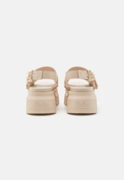Buffalo Vegan Ava - Sandalias Con Plataforma - Cream -Buffalo 92937841cada4f778838a09f83dfef08