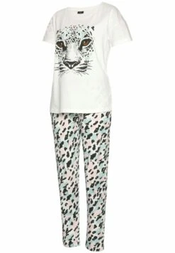 Buffalo Pijama - Weiß-Schwarz-Gemustert -Buffalo 93b0a07049fe4a5d964c1327f2cd7ca0