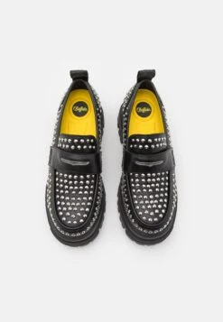 Buffalo Aspha Loafer Pin Men - Mocasines - Black/Silver 9 Buffalo Aspha Loafer Pin Men - Mocasines - Black/Silver -Buffalo 956b6549b6e7472f9b3b33d5fe420743