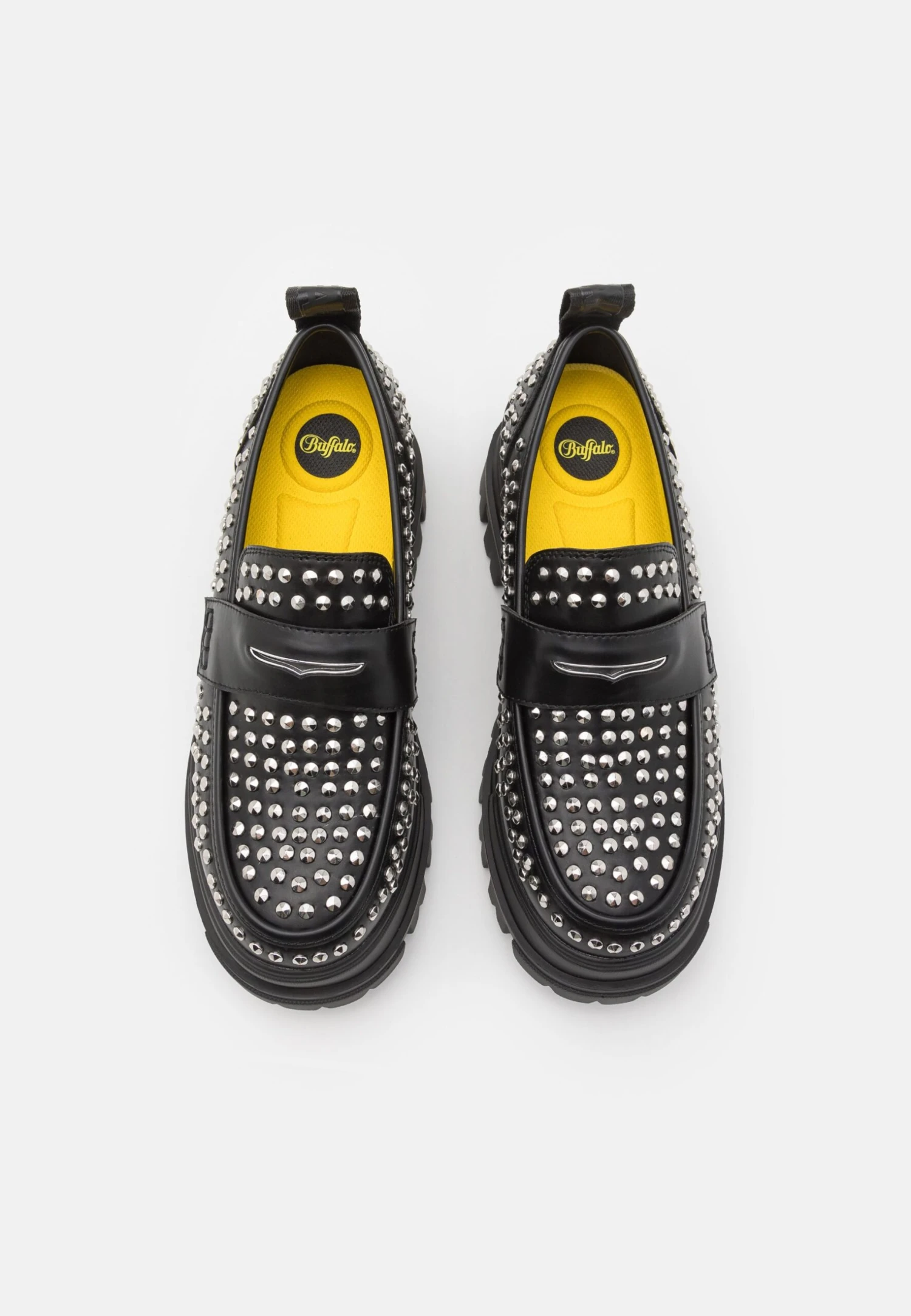 Buffalo Aspha Loafer Pin Men - Mocasines - Black/Silver 4 Buffalo Aspha Loafer Pin Men - Mocasines - Black/Silver - Imagen 4