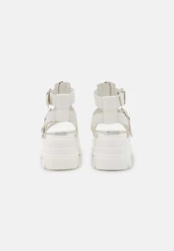 Buffalo Zip - Sandalias Con Plataforma - White -Buffalo 95b7d1c589404bbd9f39577fa0920be0