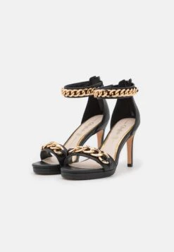 Buffalo Vegan Serena Chain - Sandalias - Black -Buffalo 968ec3281b6f4e0dac6a5b9e2d19143d