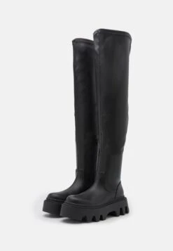 Buffalo Flora - Botas Mosqueteras - Black -Buffalo 9aa9c417cc6847b3aa73fb36c019ac2c