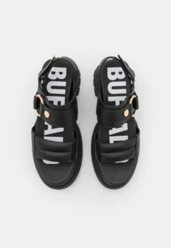Buffalo Vegan Rude Ring - Sandalias Con Plataforma - Black -Buffalo 9e0eb3229be54642a09ce3156f2e4935