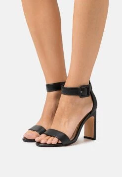 Buffalo Vegan Jean Ankle - Sandalias De Tacón - Black