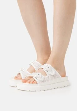 Buffalo Elly - Sandalias Planas - White