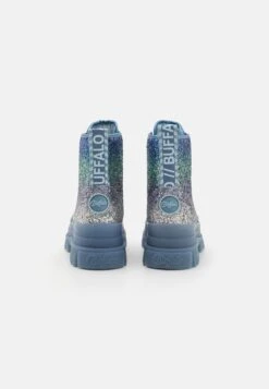 Buffalo Aspha- Botines Con Plataforma - Silver/Blue -Buffalo a2ab450149e34346a527585b751c6d1f