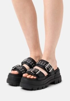 Buffalo Aspha Loop - Sandalias - Black