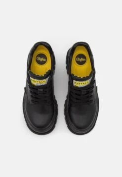 Buffalo Vegan Aspha- Zapatos Con Cordones - Black -Buffalo a4e11c2e55014d19930ef1df39003c37