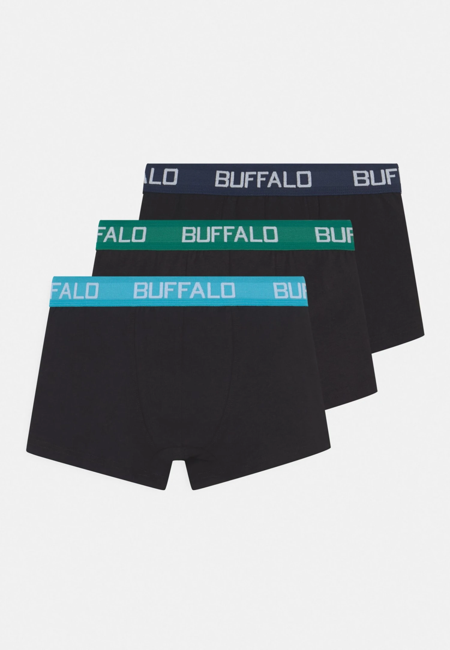 Buffalo Boxer Image 3 Pack - Culotte - Blac/Blue/Turquoise 1 Buffalo Boxer Image 3 Pack - Culotte - Blac/Blue/Turquoise