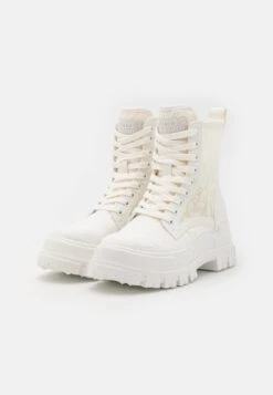 Buffalo Aspha- Botines Con Plataforma - White -Buffalo aade7c1453d44ad0a3c269d20cbf42e5
