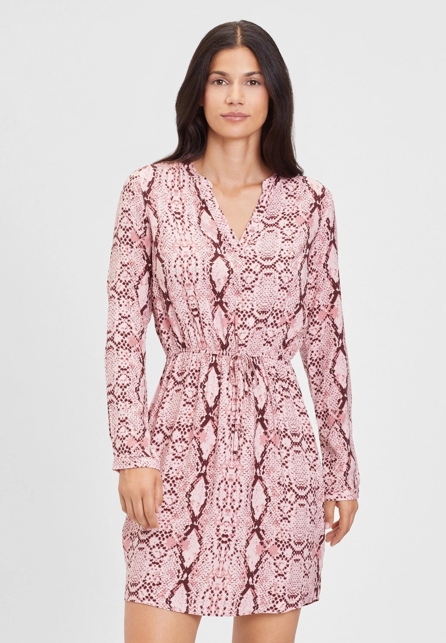 Buffalo Vestido Informal - Rose-Bedruckt 1 Buffalo Vestido Informal - Rose-Bedruckt