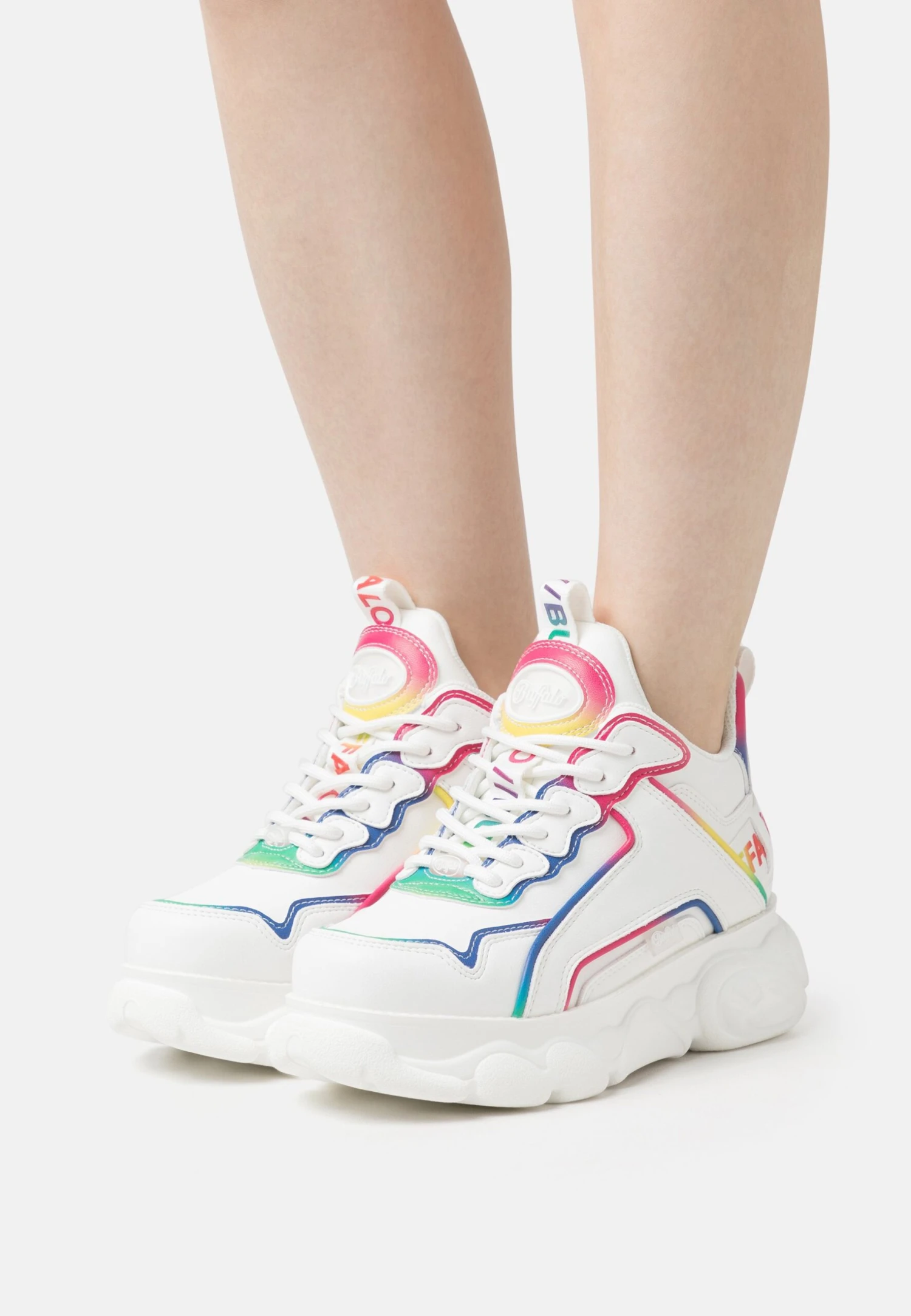 Buffalo Chai - Zapatillas - White/Rainbow 1 Buffalo Chai - Zapatillas - White/Rainbow