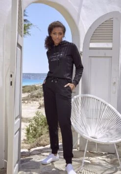 Buffalo Jersey Con Capucha - Schwarz