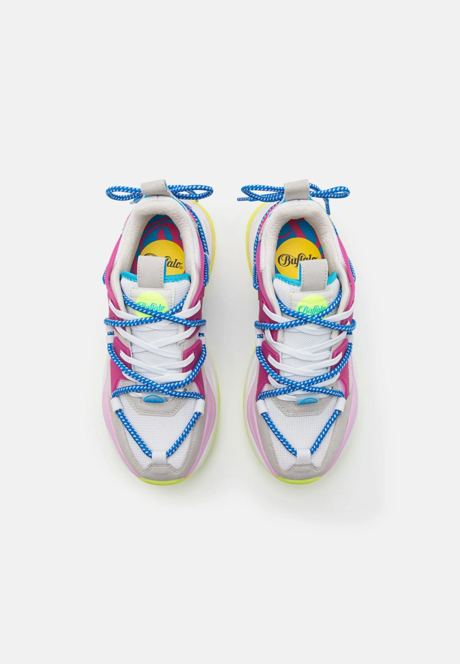 Buffalo Triplet Lace - Zapatillas - Light Grey/Neon Multi-Coloured 6 Buffalo Triplet Lace - Zapatillas - Light Grey/Neon Multi-Coloured - Imagen 6