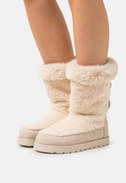 Buffalo Eve Pull-On - Botas - Cream