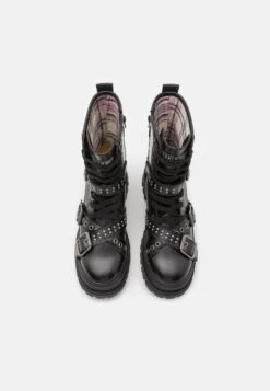 Buffalo Aspha Buckle Mid Men - Botines Con Cordones - Black -Buffalo c1460fb7ca5548e8acbbd2e3cfded12b