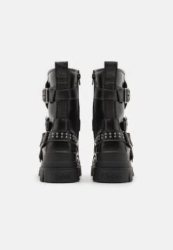 Buffalo Aspha Buckle Mid Men - Botines Con Cordones - Black -Buffalo c1ccfe5faa074810b49fe6fe2b4a2d94