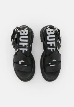 Buffalo Vegan Rude Up - Sandalias Con Plataforma - Black -Buffalo c20291277e7e41ce97c498795d23ec76