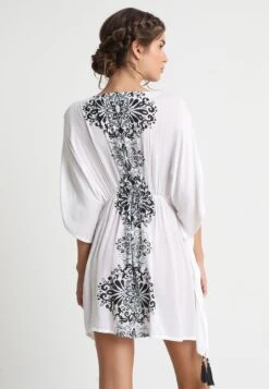 Buffalo Tunic - Complementos De Playa - Weiß/Schwarz -Buffalo c8e35a370f824774878f4eab702abaee