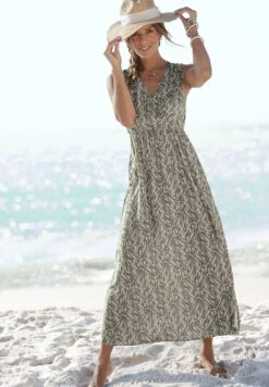 Buffalo Vestido Largo - Khaki Sand