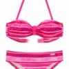 Buffalo Bikini - Pink-Gestreift