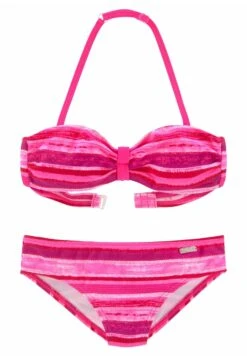 Buffalo Bikini - Pink-Gestreift