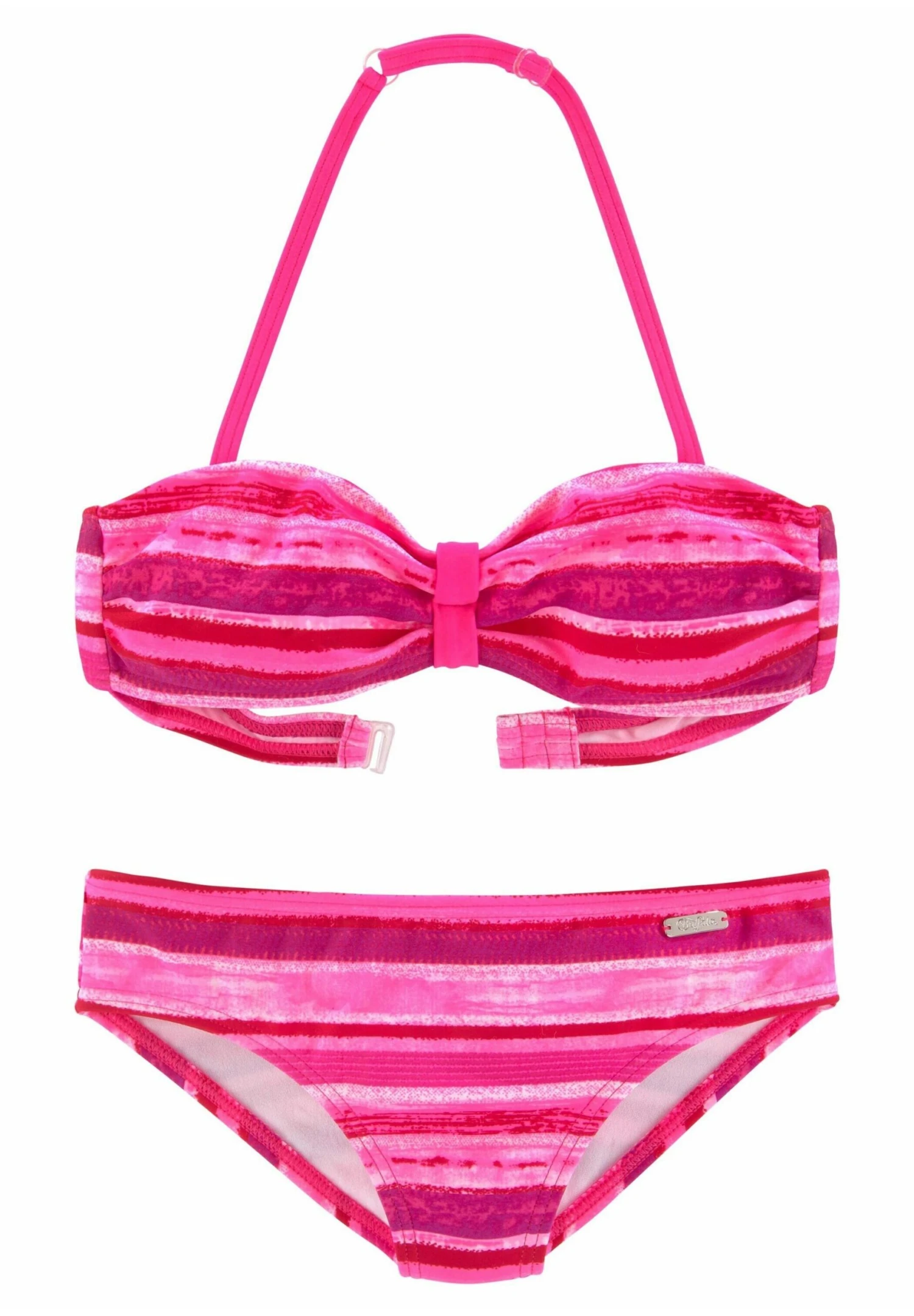 Buffalo Bikini - Pink-Gestreift 1 Buffalo Bikini - Pink-Gestreift