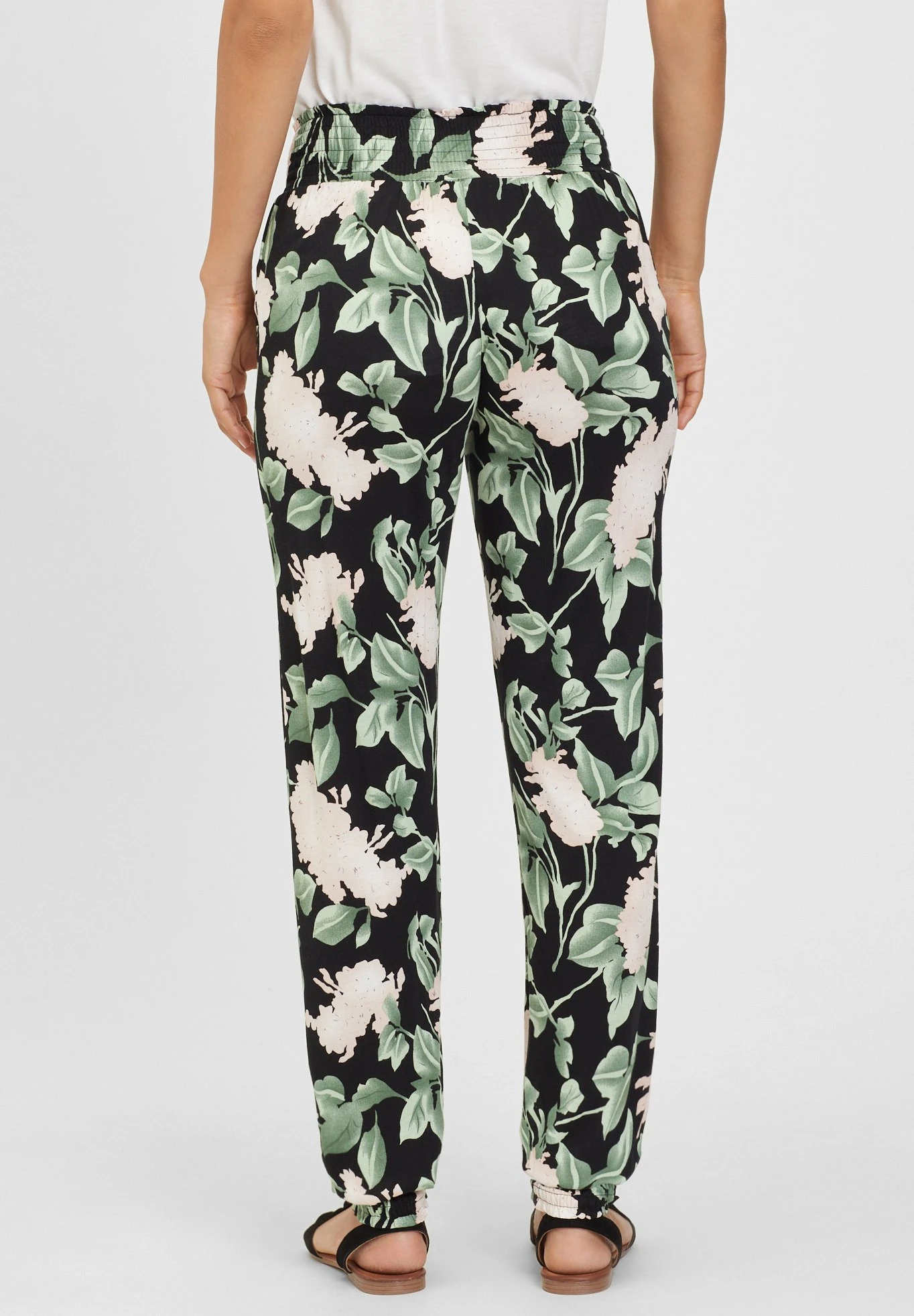 Buffalo Pantalones Deportivos - Schwarz Rosa Bedruckt 3 Buffalo Pantalones Deportivos - Schwarz Rosa Bedruckt - Imagen 3