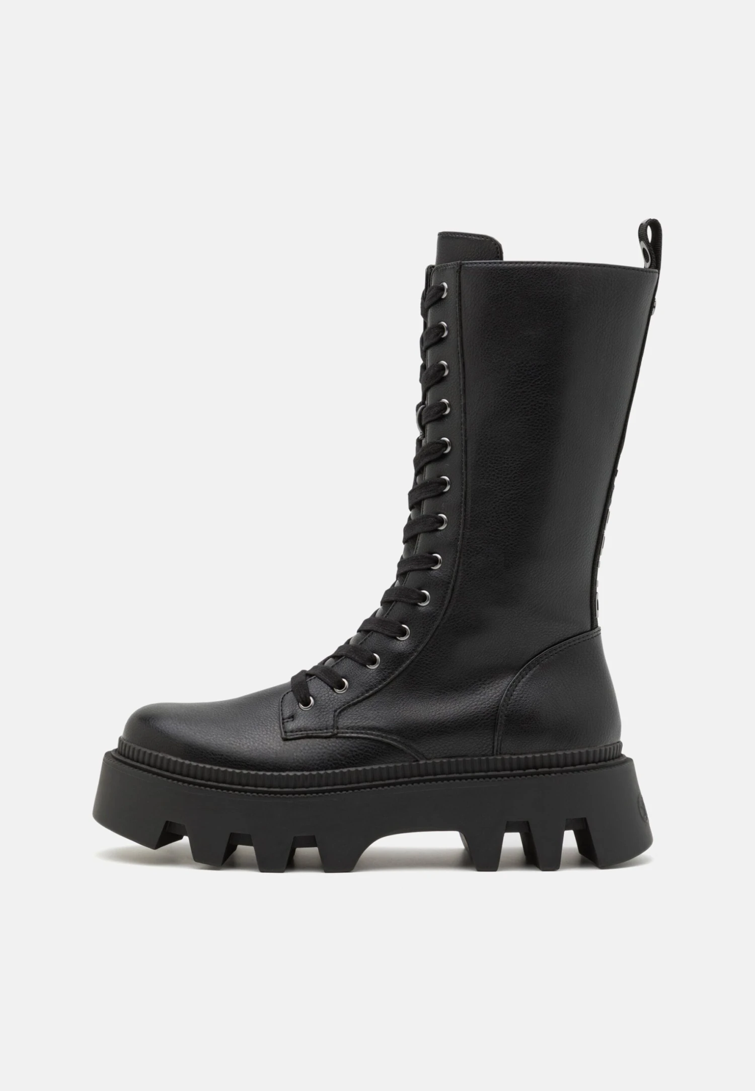 Buffalo Flora Laceup Hi - Botas Con Cordones - Black 1 Buffalo Flora Laceup Hi - Botas Con Cordones - Black