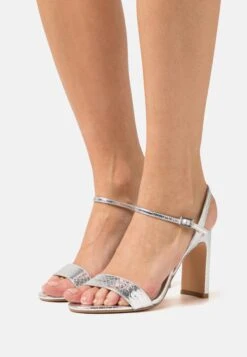 Buffalo Jean Neat - Sandalias De Tacón - Snake Silver