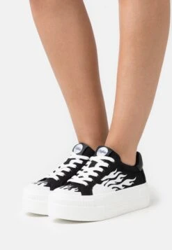 Buffalo Paired Flame - Zapatillas - Black/White