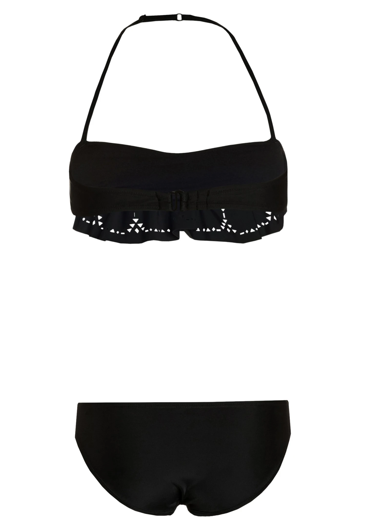 Buffalo Bandeau Split Buf Set - Bikini - Black 2 Buffalo Bandeau Split Buf Set - Bikini - Black - Imagen 2