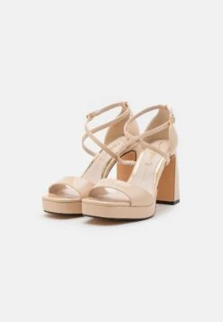 Buffalo Vegan Cherry Neat - Sandalias De Tacón - Beige -Buffalo da4e609c26b2414099bf01acf1517af4