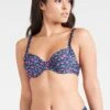 Buffalo Top De Bikini - Navy Print