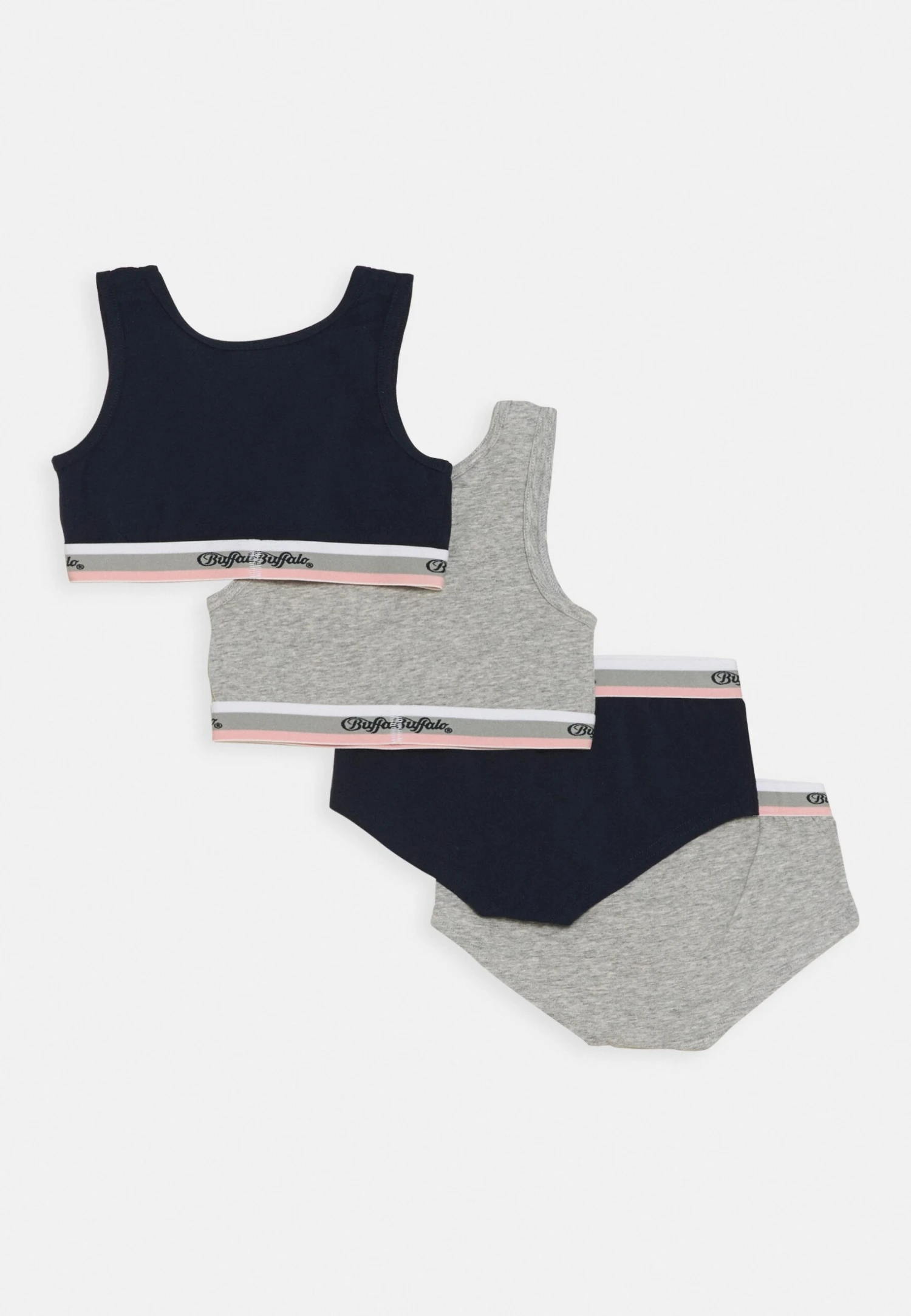 Buffalo 2 Pack - Conjunto De Ropa Interior - Grey Melange/Navy 2 Buffalo 2 Pack - Conjunto De Ropa Interior - Grey Melange/Navy - Imagen 2