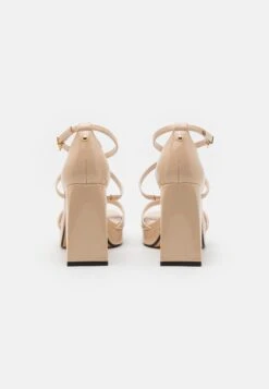 Buffalo Vegan Cherry Neat - Sandalias De Tacón - Beige -Buffalo e76c936dd94a4a8b9d9f5c5f7823f9b7