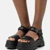 Buffalo Vegan Jojo - Sandalias Con Plataforma - Black