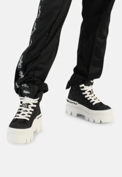 Buffalo Raven Laceup Mid - Zapatillas Altas - Black