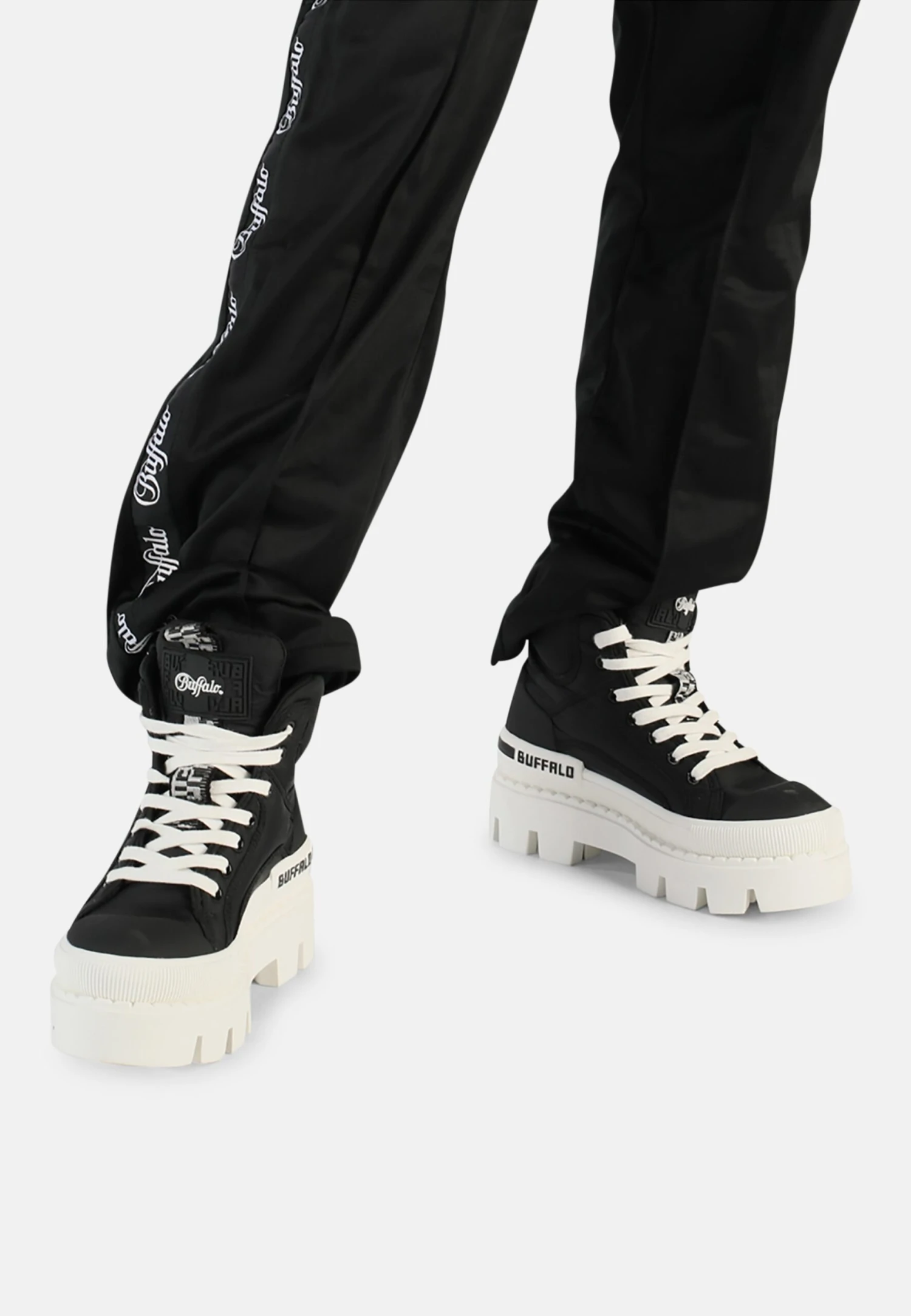 Buffalo Raven Laceup Mid - Zapatillas Altas - Black 1 Buffalo Raven Laceup Mid - Zapatillas Altas - Black