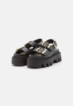 Buffalo Flora On - Sandalias Con Plataforma - Black -Buffalo eded8a07526843c5b8fe1a397449c904