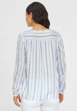 Buffalo Camisa - Creme-Blau-Bedruckt 8 Buffalo Camisa - Creme-Blau-Bedruckt -Buffalo ee22a942d7cb4085b9c263c1b3ef8de5